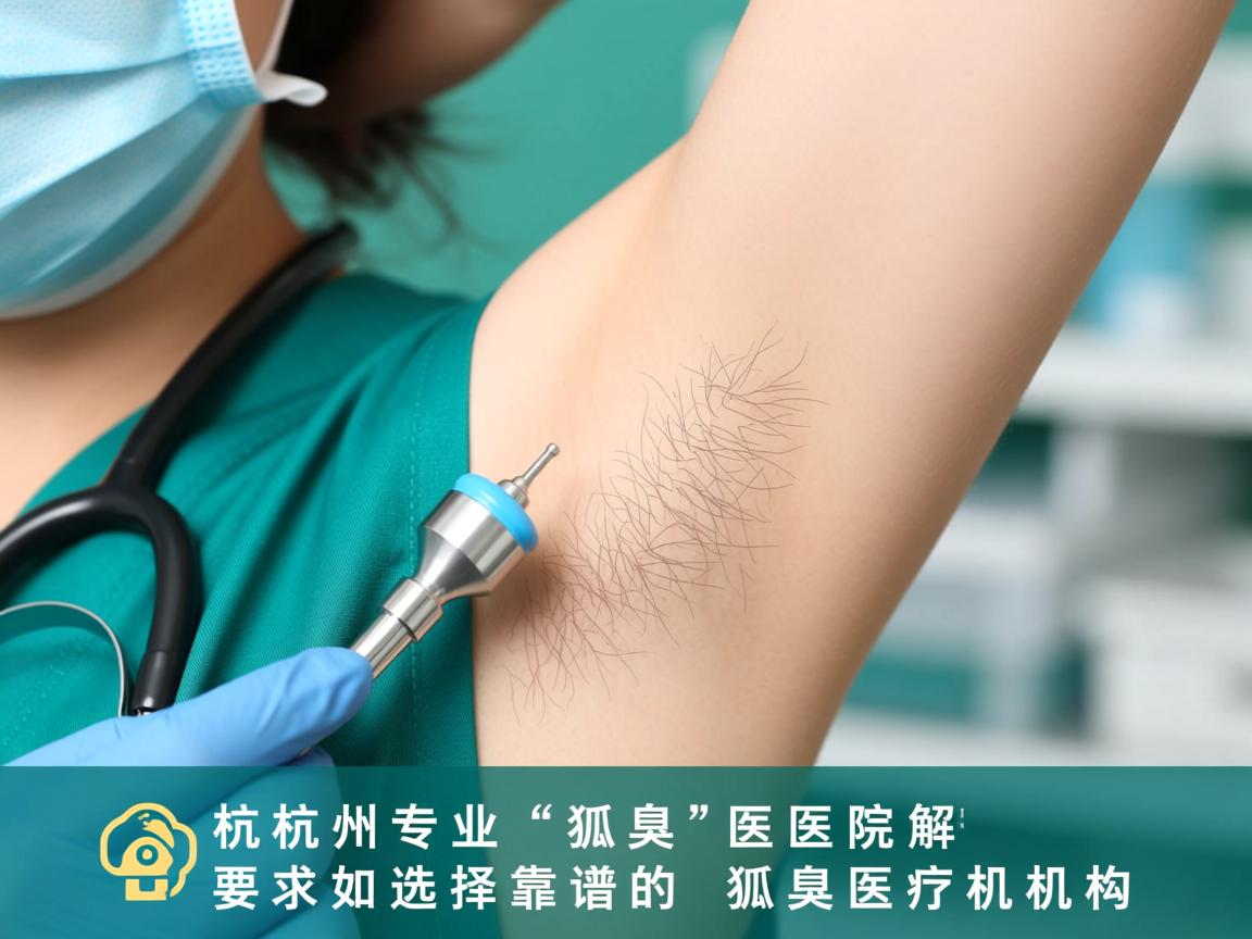 杭州专业狐臭医院解析，如何选择靠谱的狐臭医疗机构