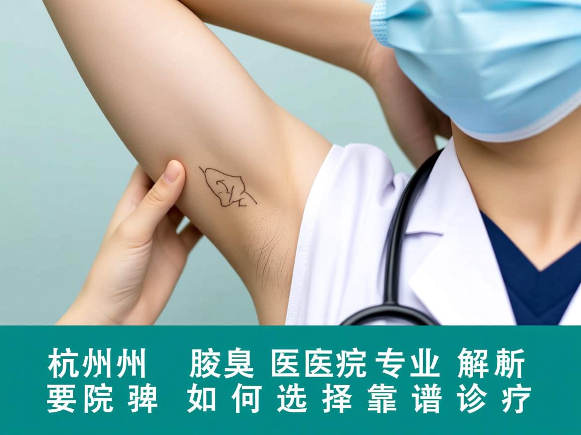 杭州腋臭医院专业解析，杭州腋臭医院如何选择靠谱诊疗