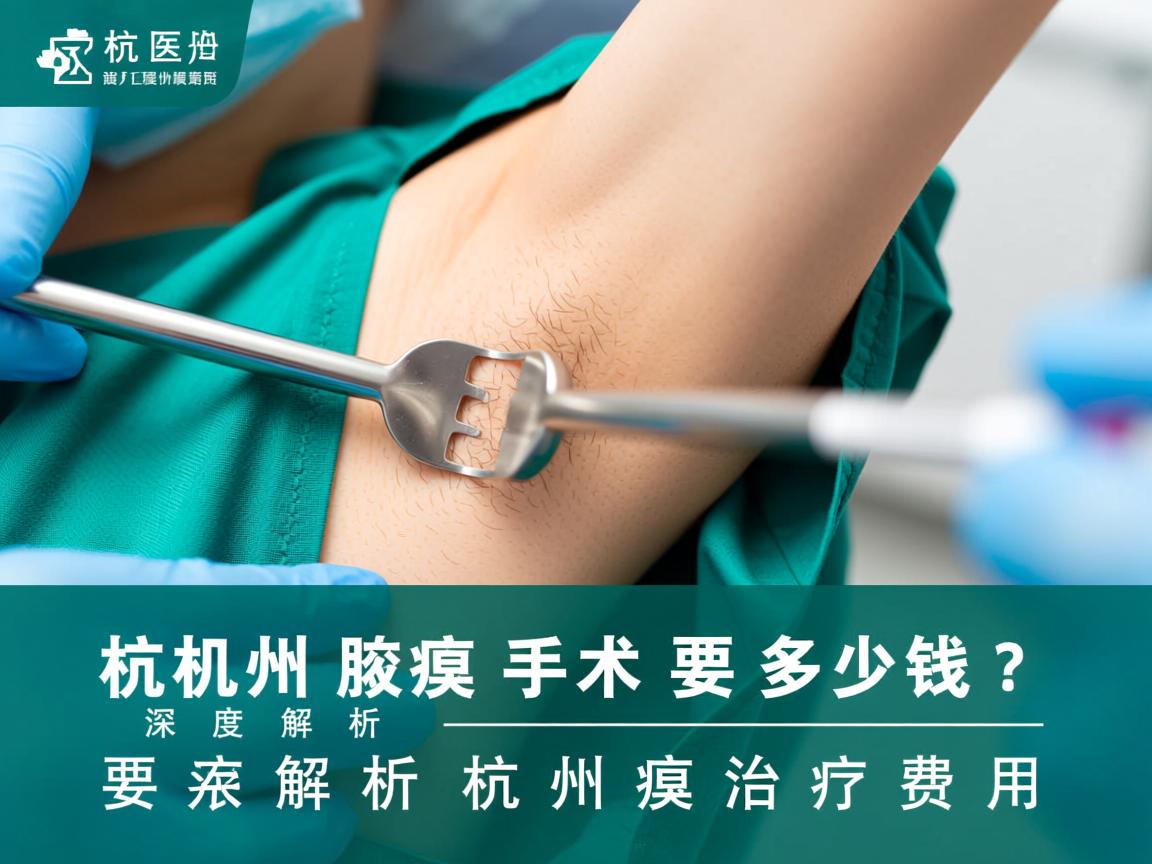 杭州腋臭手术要多少钱？深度解析杭州腋臭治疗费用