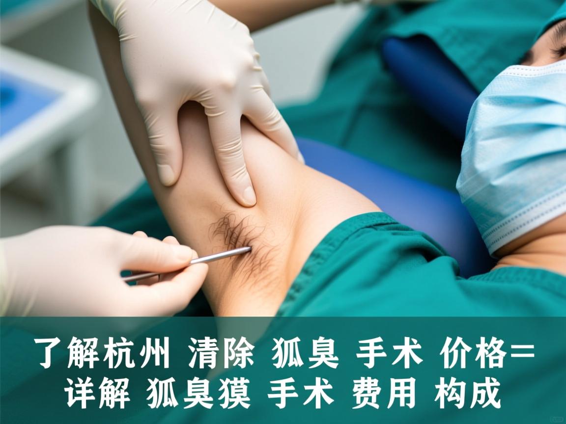 了解杭州清除狐臭手术价格 详解狐臭手术费用构成