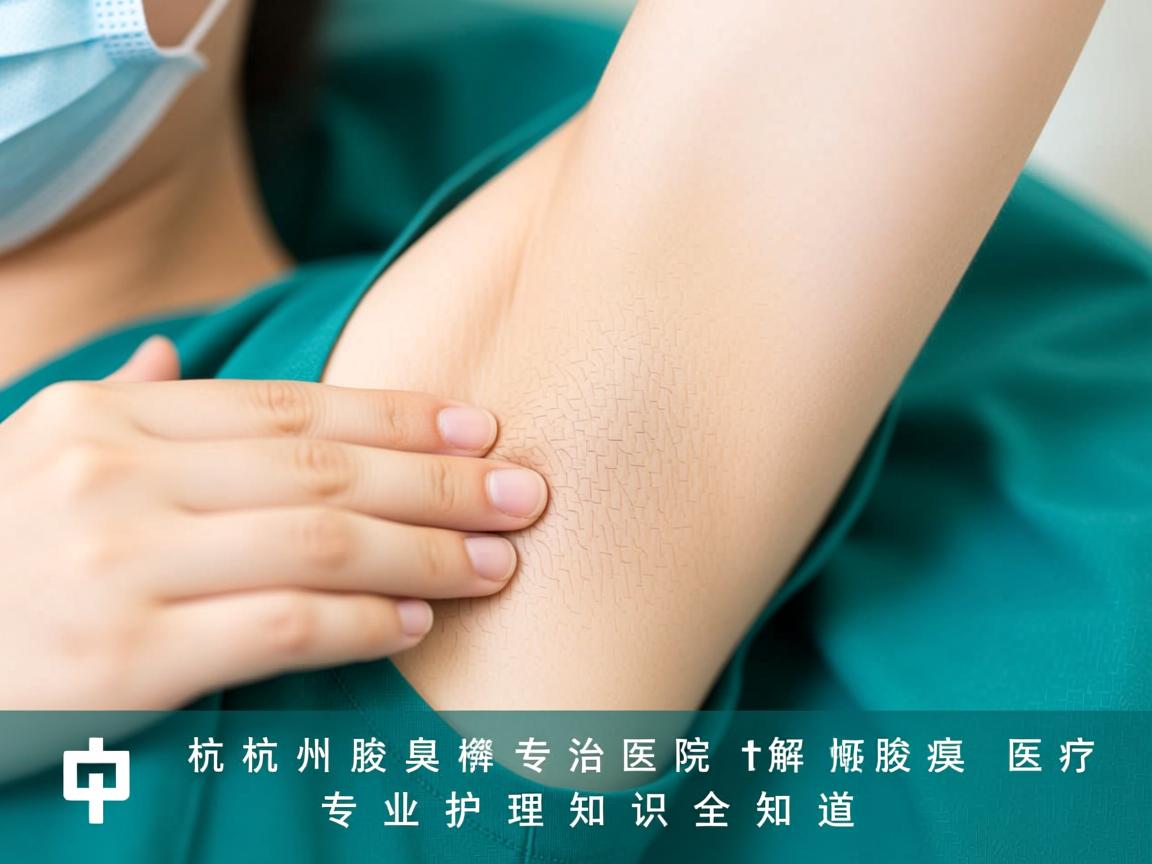 杭州腋臭专治医院解析腋臭医疗，专业护理知识全知道
