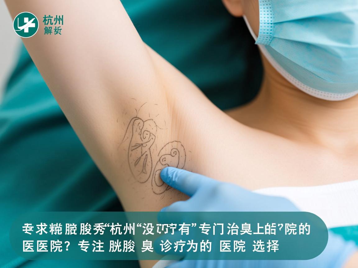 杭州腋秀解析，杭州有没有专门治腋臭的医院？专注腋臭诊疗的医院选择