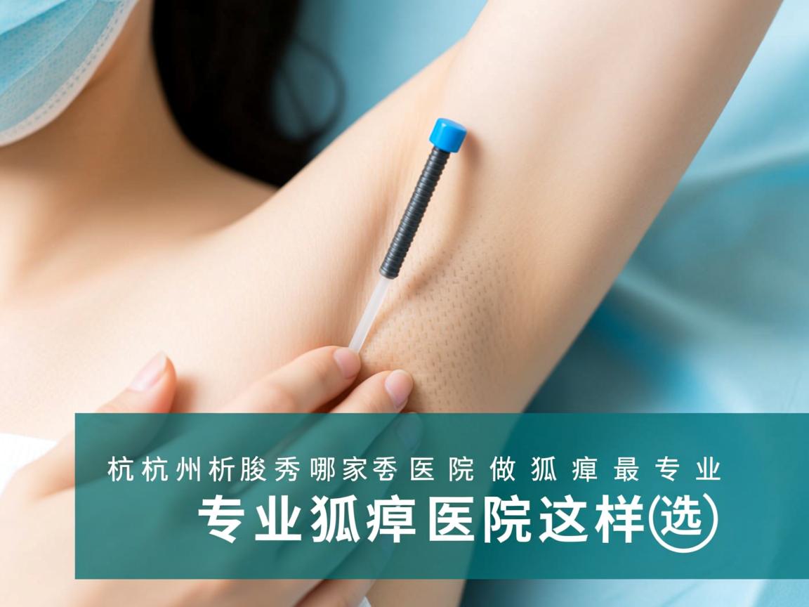 杭州腋秀解析，杭州哪家医院做狐臭最专业，专业狐臭医院这样选