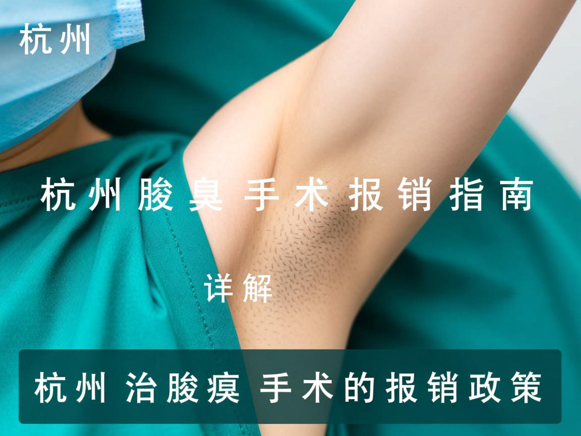 杭州腋臭手术报销指南，详解杭州治腋臭手术的报销政策