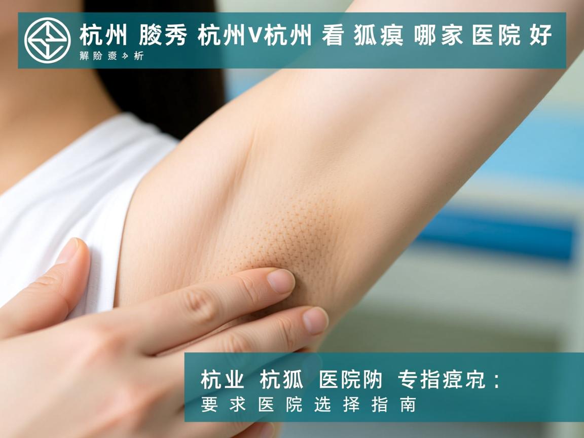 杭州腋秀解析，杭州看狐臭哪家医院好，专业医院选择指南