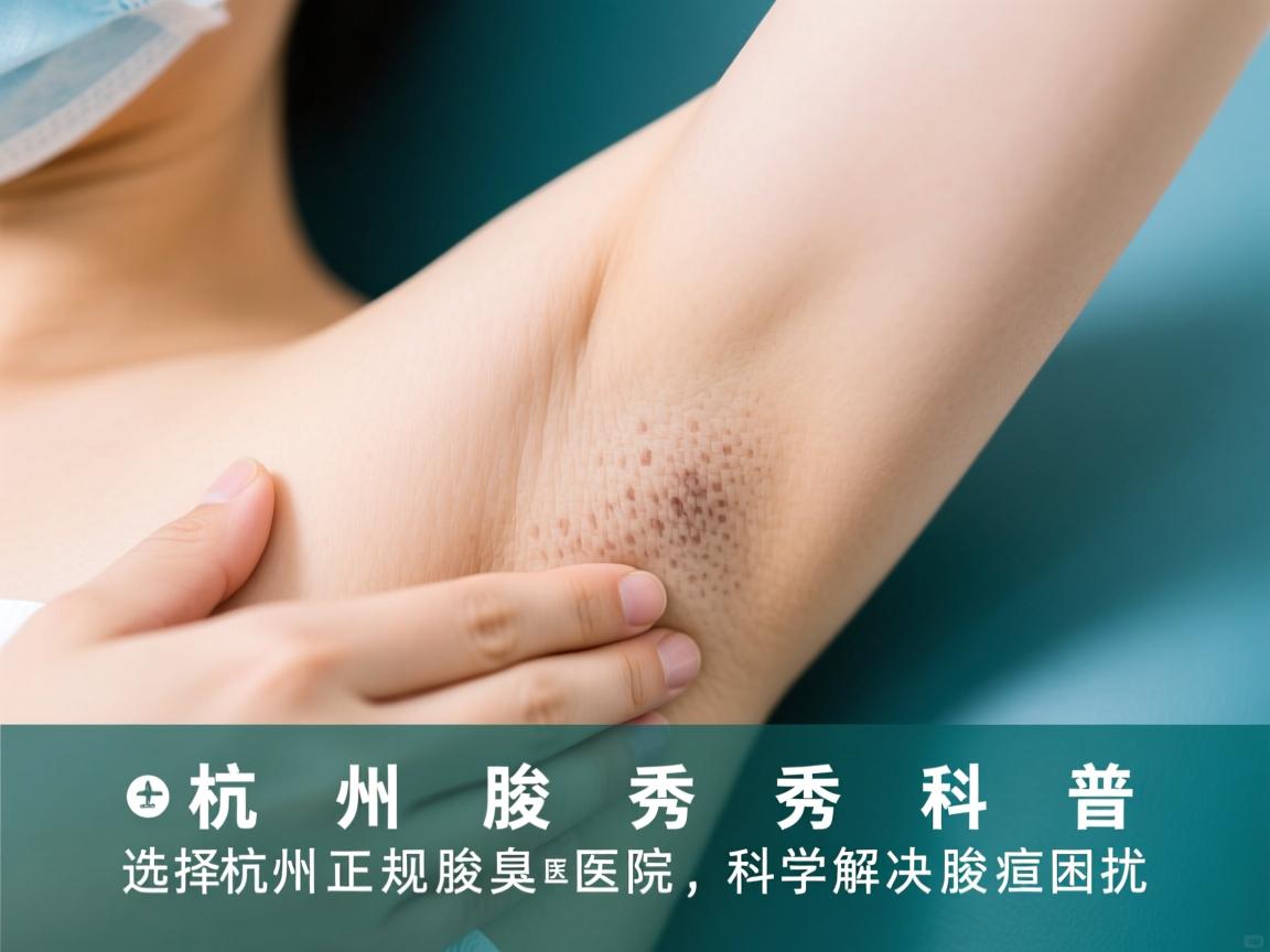 杭州腋秀科普，选择杭州正规腋臭医院，科学解决腋臭困扰