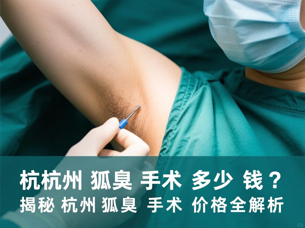 杭州狐臭手术多少钱?揭秘杭州狐臭手术价格全解析 杭州狐臭手术多少钱?揭秘杭州狐臭手术价格全解析