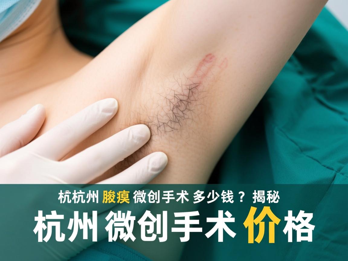 杭州腋臭微创手术多少钱？揭秘杭州狐臭微创手术价格
