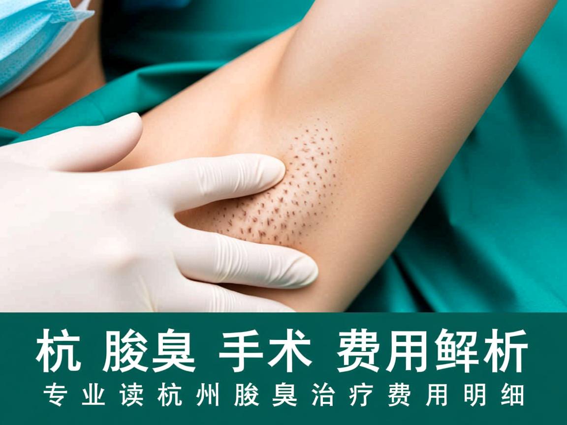 杭州腋臭手术费用解析，专业解读杭州腋臭治疗费用明细