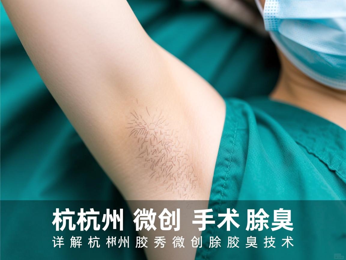 杭州微创手术除腋臭，详解杭州腋秀微创除腋臭技术