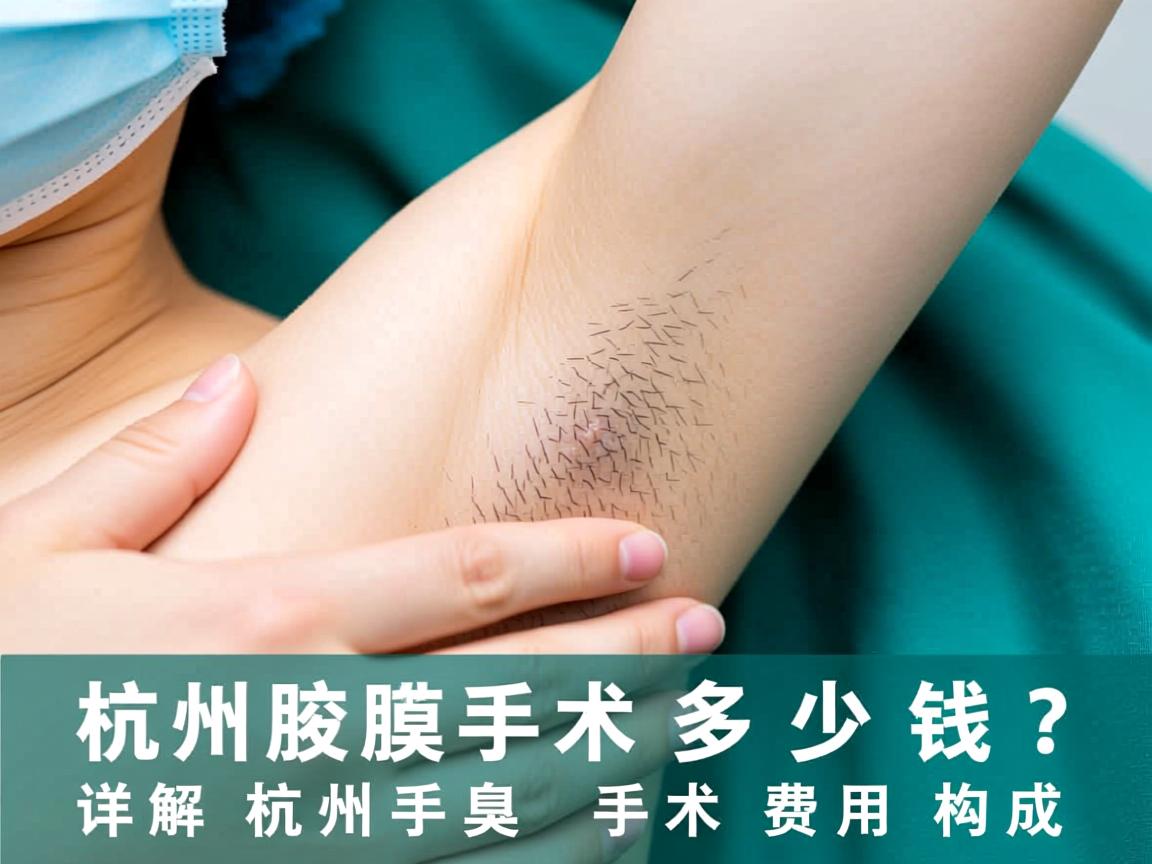 杭州腋臭手术多少钱？详解杭州腋臭手术费用构成