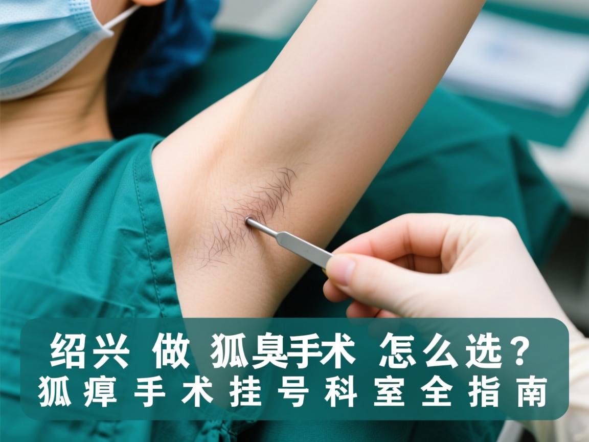 在绍兴做狐臭手术怎么选？狐臭手术挂号科室全指南