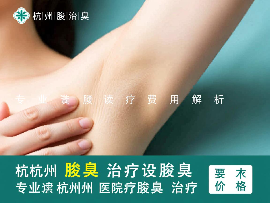 杭州腋臭治疗费用解析，专业解读杭州医院腋臭治疗价格