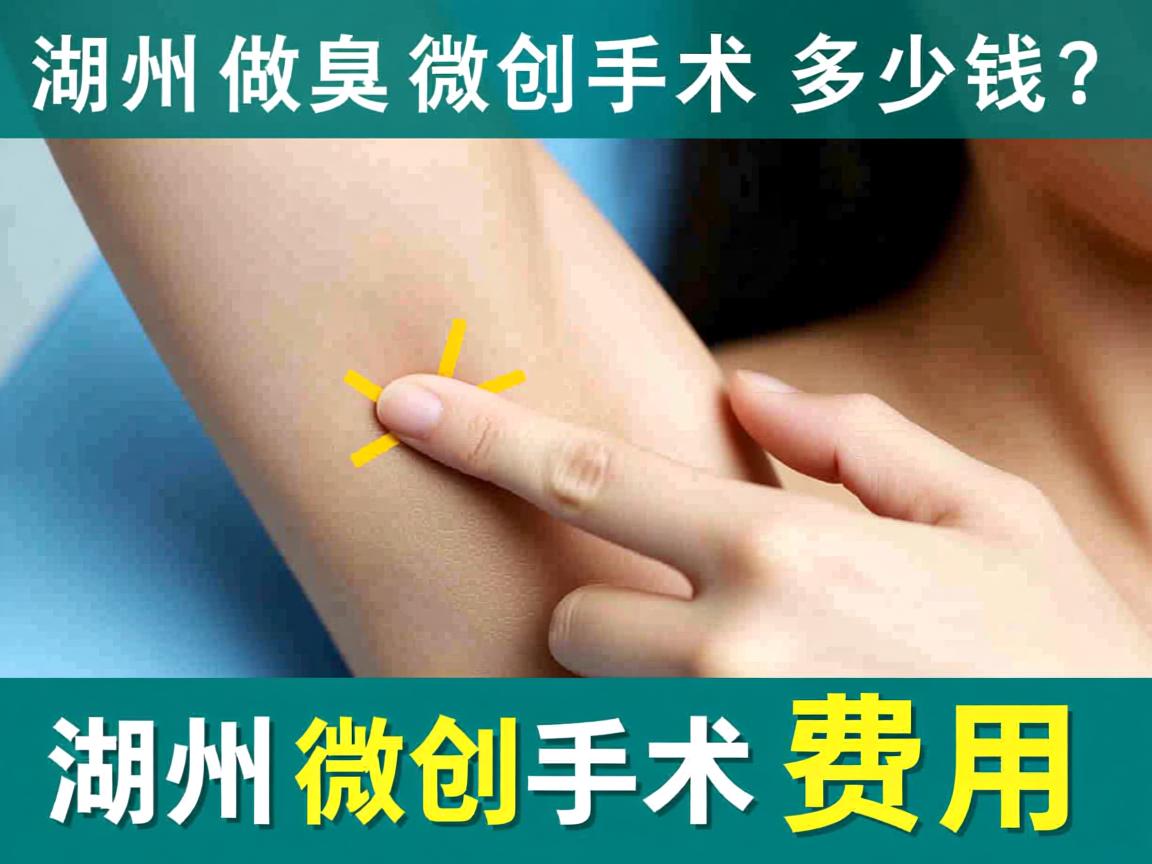 在湖州做腋臭微创手术多少钱？详解湖州腋臭微创手术费用