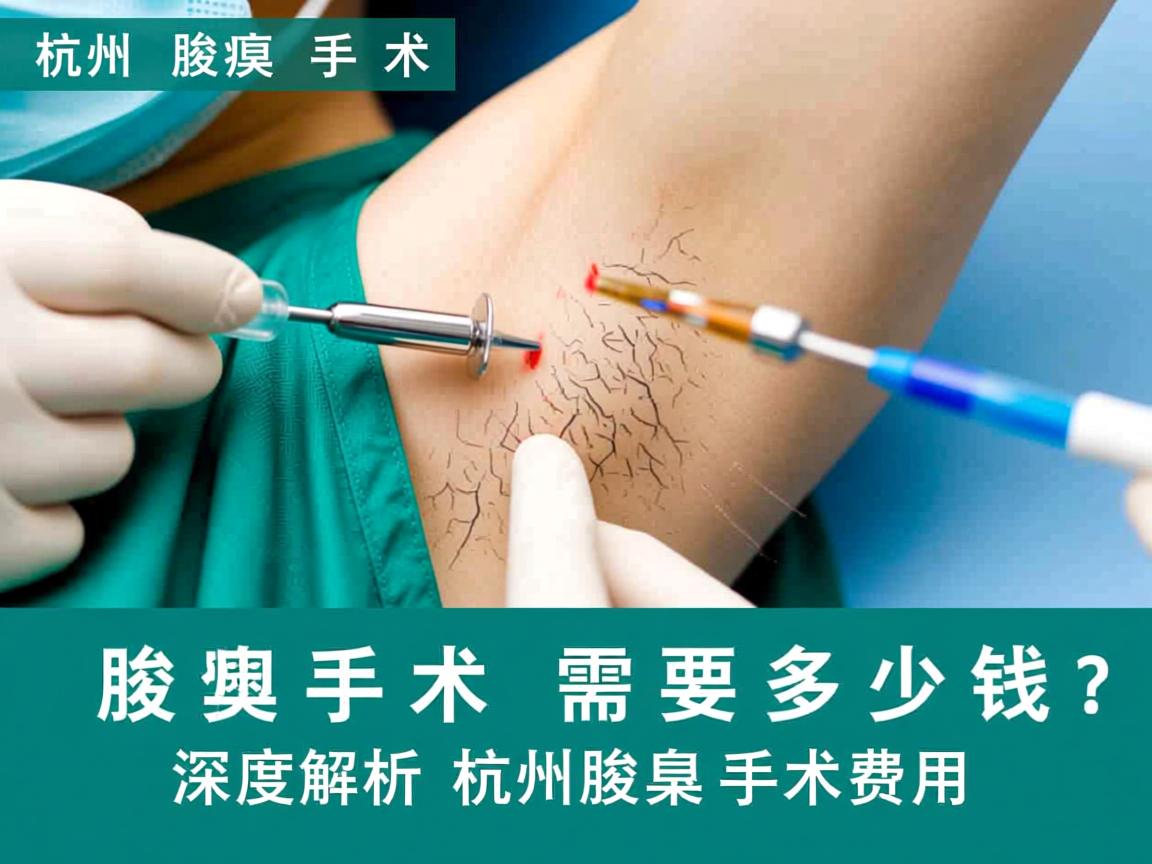 杭州腋臭手术需要多少钱？深度解析杭州腋臭手术费用