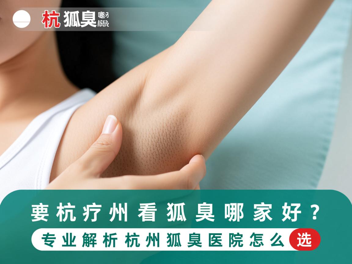 杭州看狐臭哪家好？专业解析杭州狐臭医院怎么选