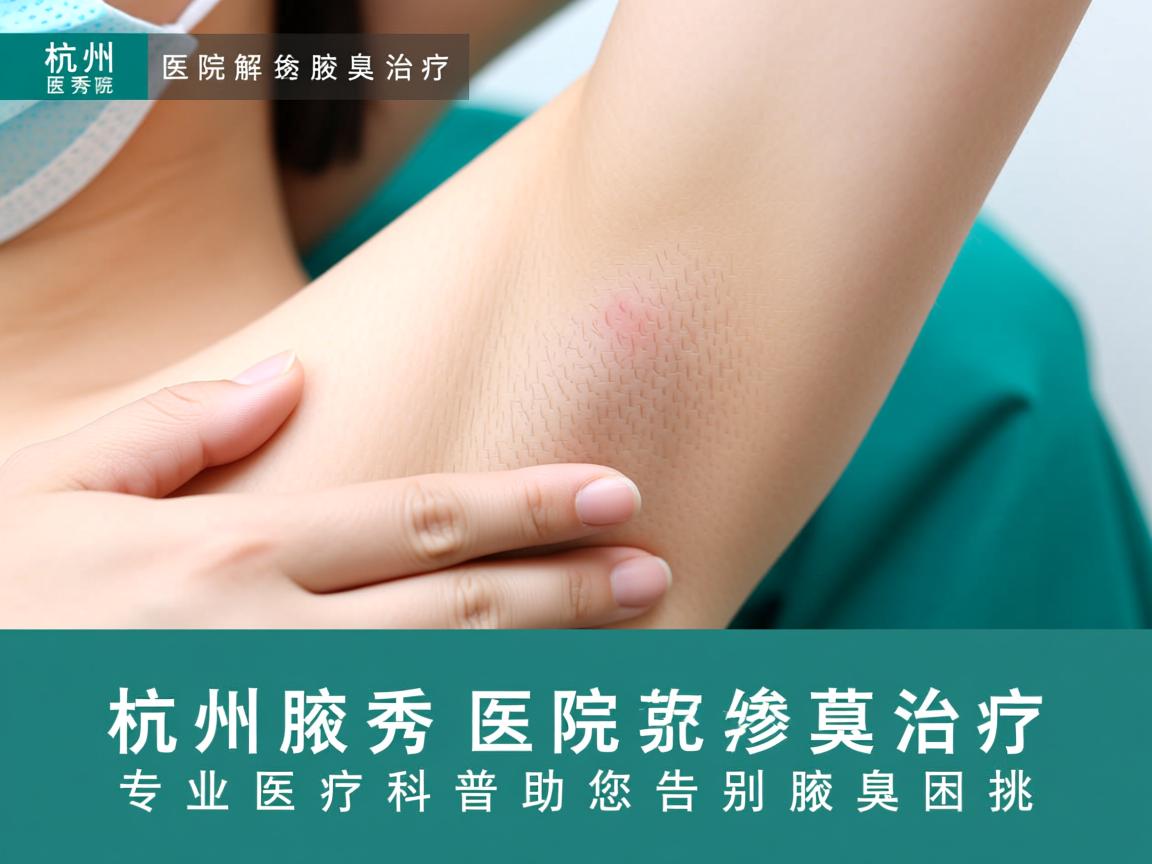 杭州腋秀医院解析腋臭治疗，专业医疗科普助您告别腋臭困扰