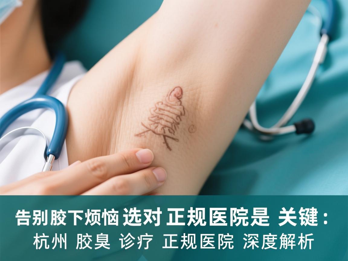 告别腋下烦恼，选对正规医院是关键，杭州腋臭诊疗正规医院深度解析