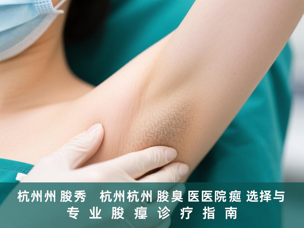杭州腋秀解析，杭州腋臭医院选择与专业腋臭诊疗指南
