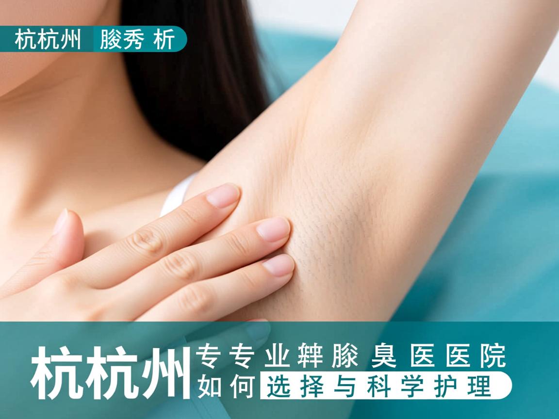 杭州腋秀解析，杭州专业腋臭医院如何选择与科学护理