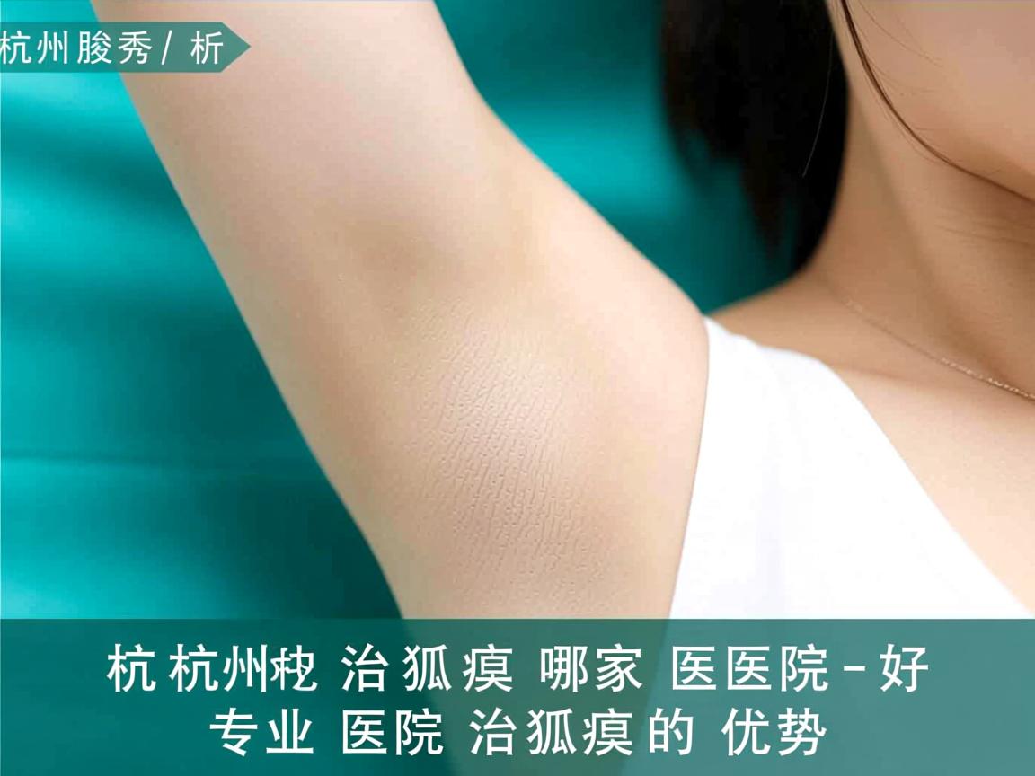 杭州腋秀解析，杭州治狐臭哪家医院好，专业医院治狐臭的优势