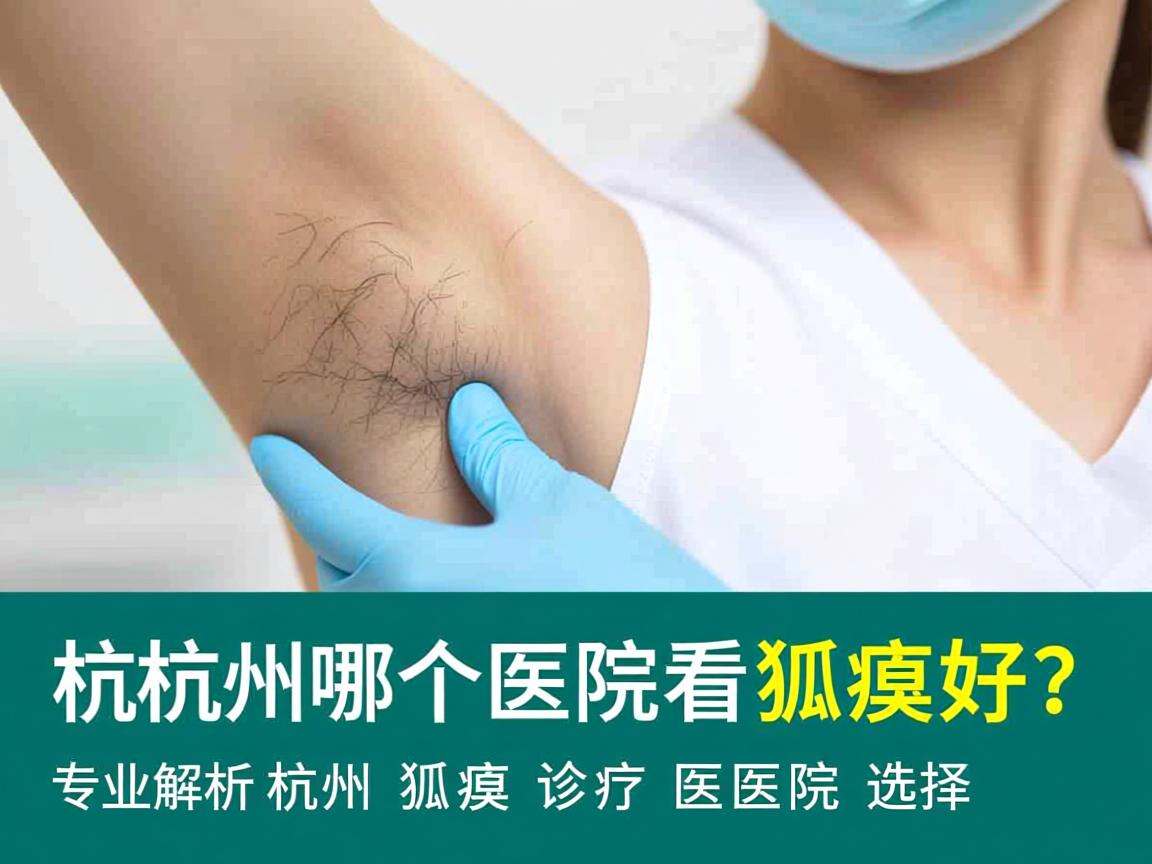杭州哪个医院看狐臭好？专业解析杭州狐臭诊疗医院的选择