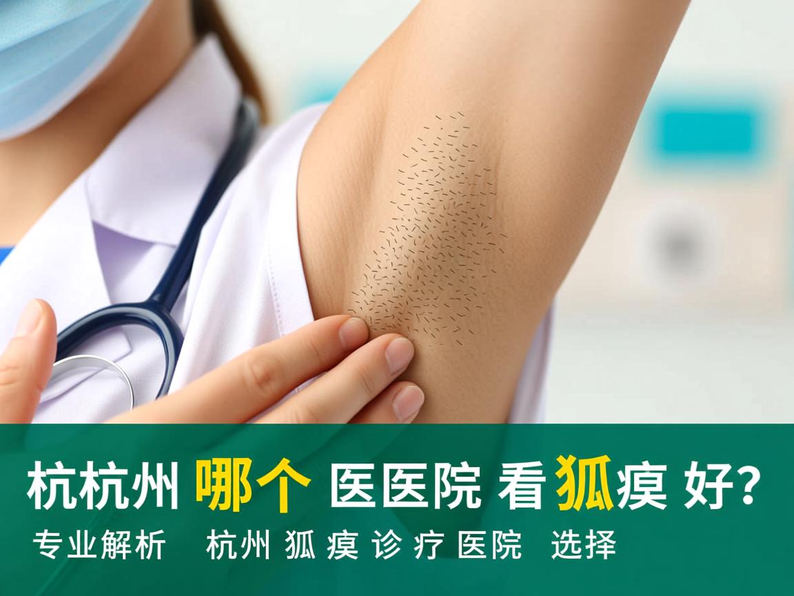 杭州哪个医院看狐臭好？专业解析杭州狐臭诊疗医院的选择