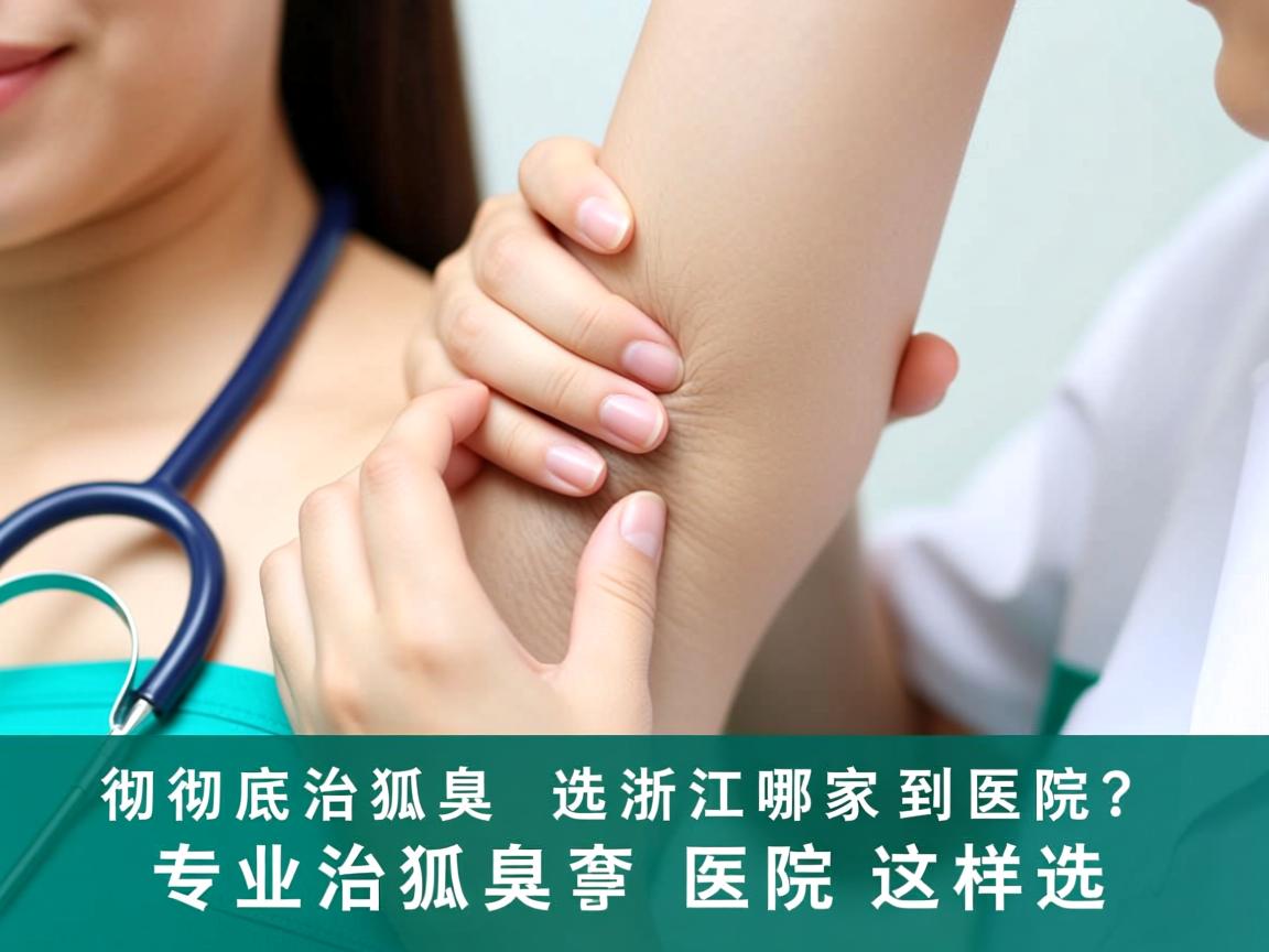 彻底治狐臭选浙江哪家医院？专业治狐臭医院这样选