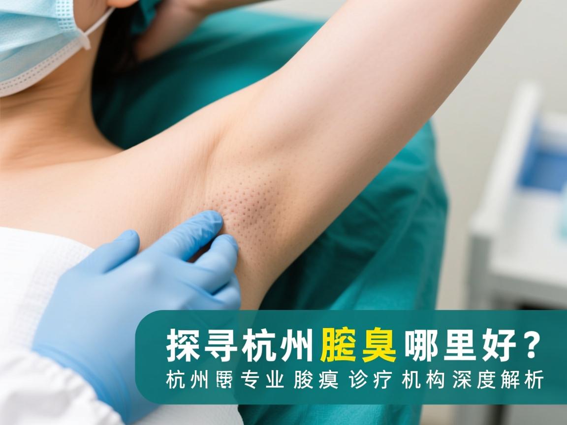 探寻杭州腋臭医院哪里好？杭州专业腋臭诊疗机构深度解析