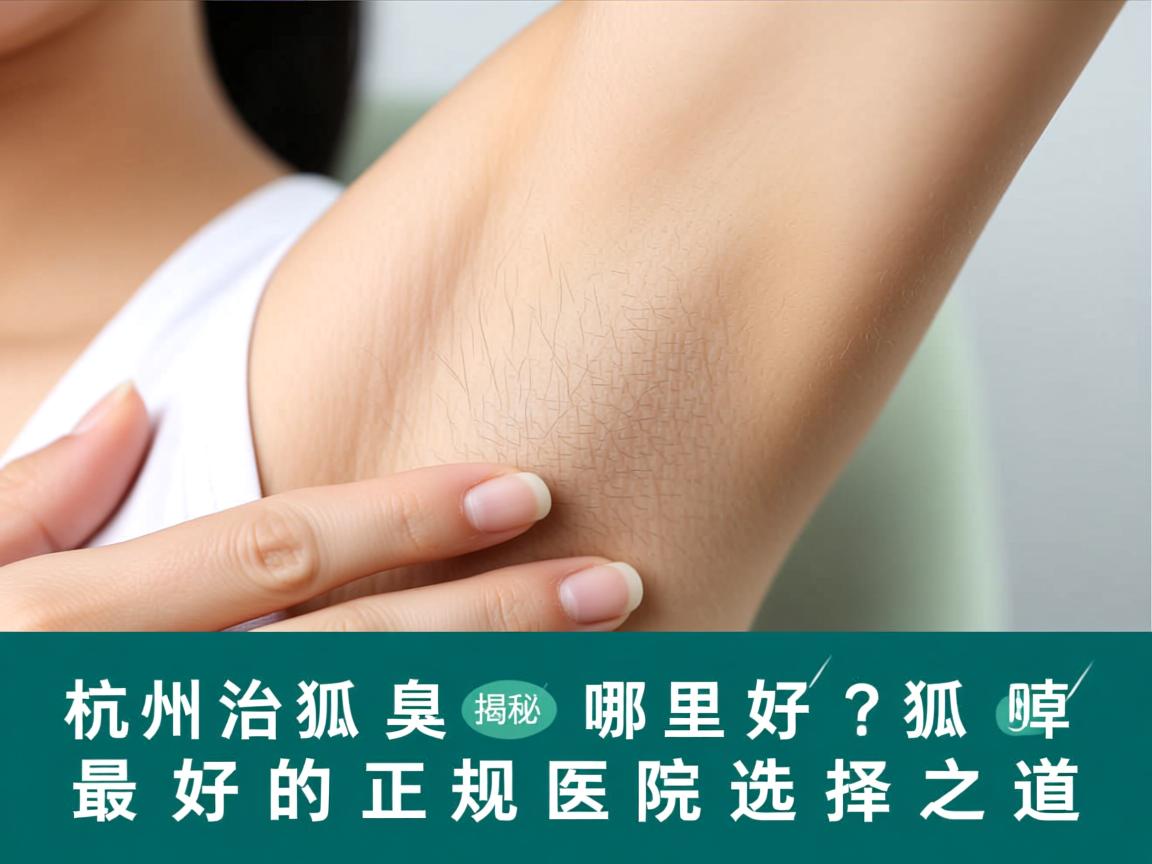 杭州治狐臭哪里好？揭秘杭州治狐臭最好的正规医院选择之道