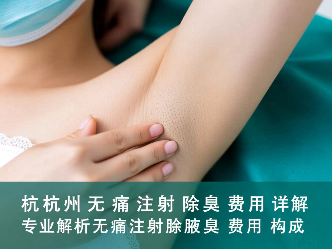 杭州无痛注射除腋臭费用详解，专业解析无痛注射除腋臭费用构成