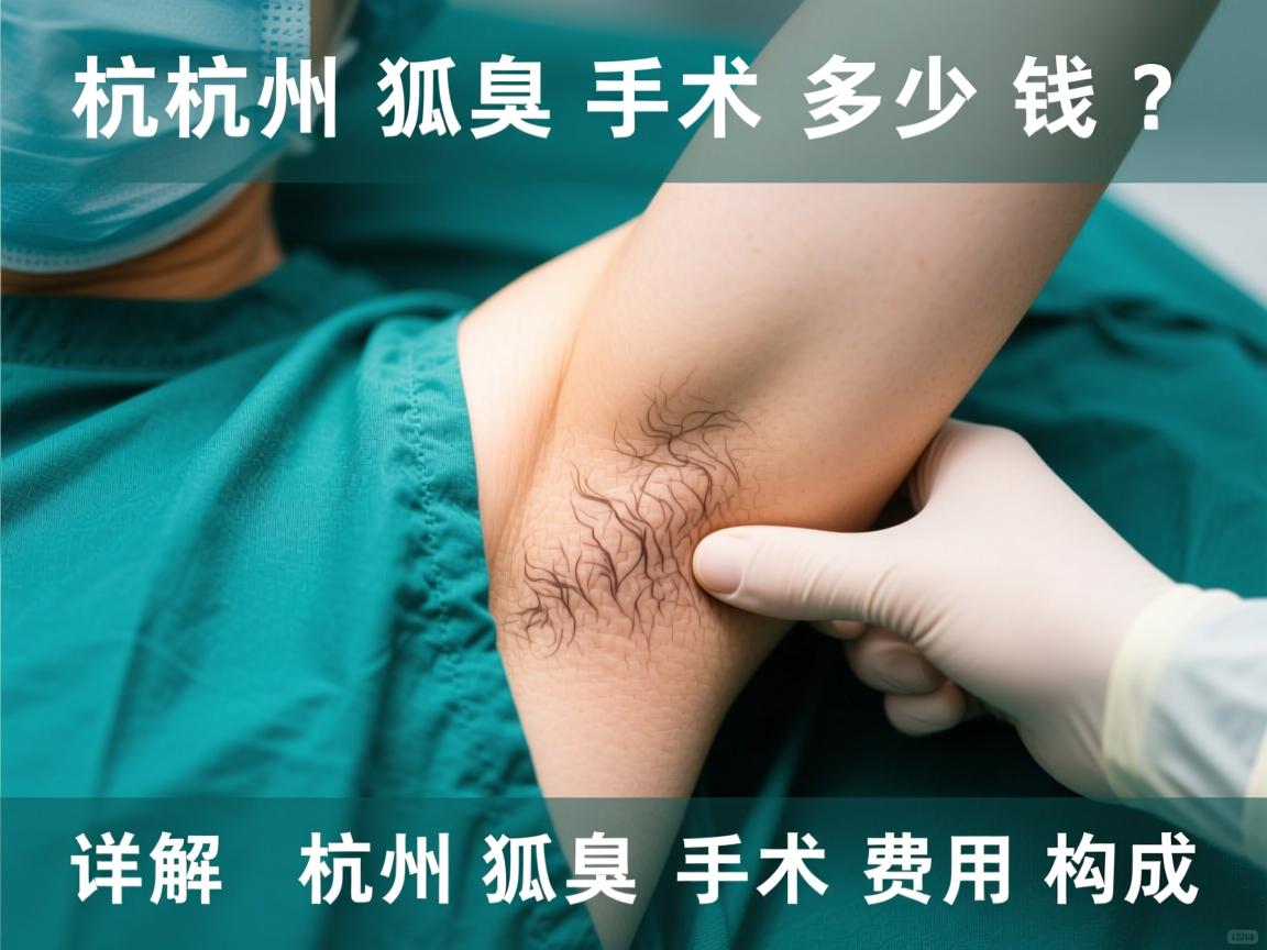 杭州狐臭手术多少钱？详解杭州狐臭手术费用构成
