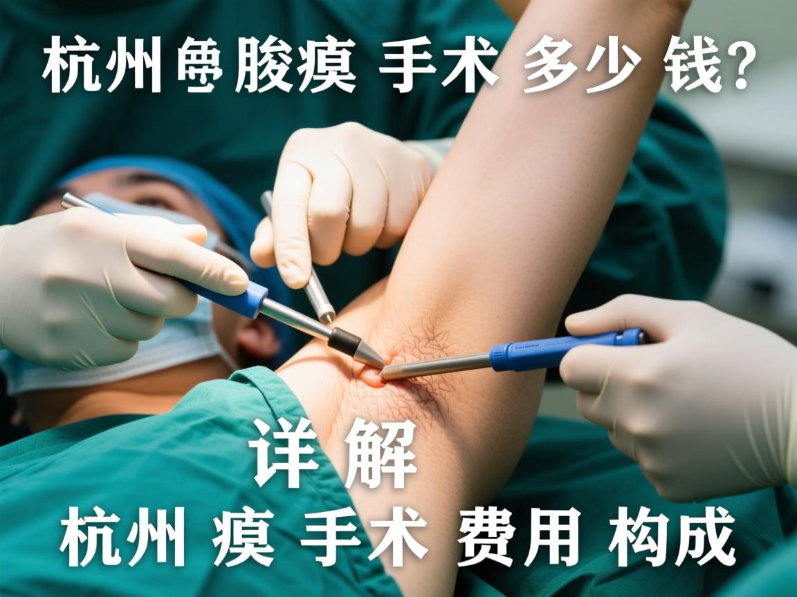 杭州腋臭手术多少钱？详解杭州腋臭手术费用构成