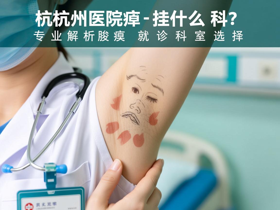 杭州医院腋臭挂什么科？专业解析腋臭就诊科室选择