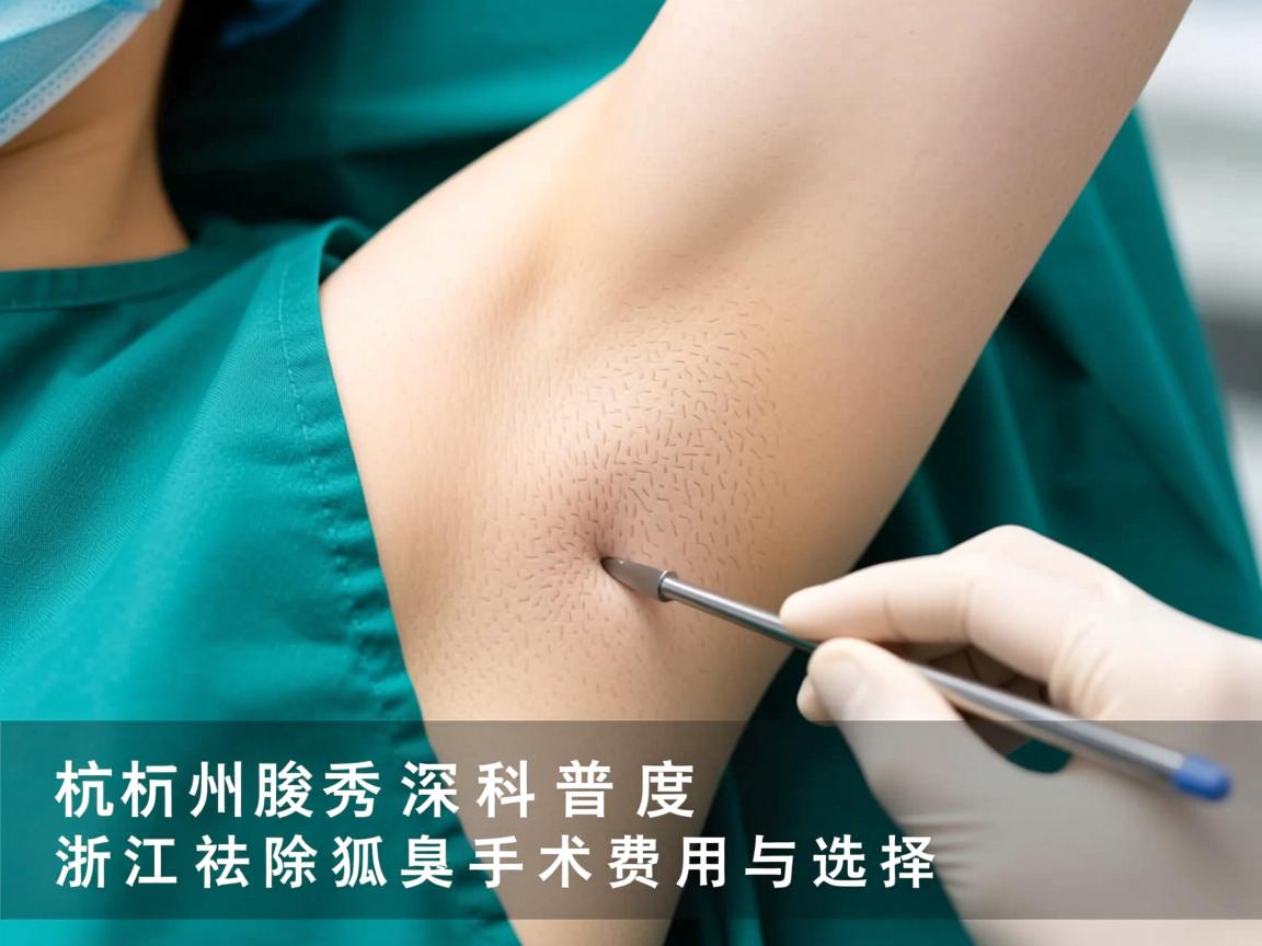 杭州腋秀科普，深度解析浙江祛除狐臭手术费用与选择
