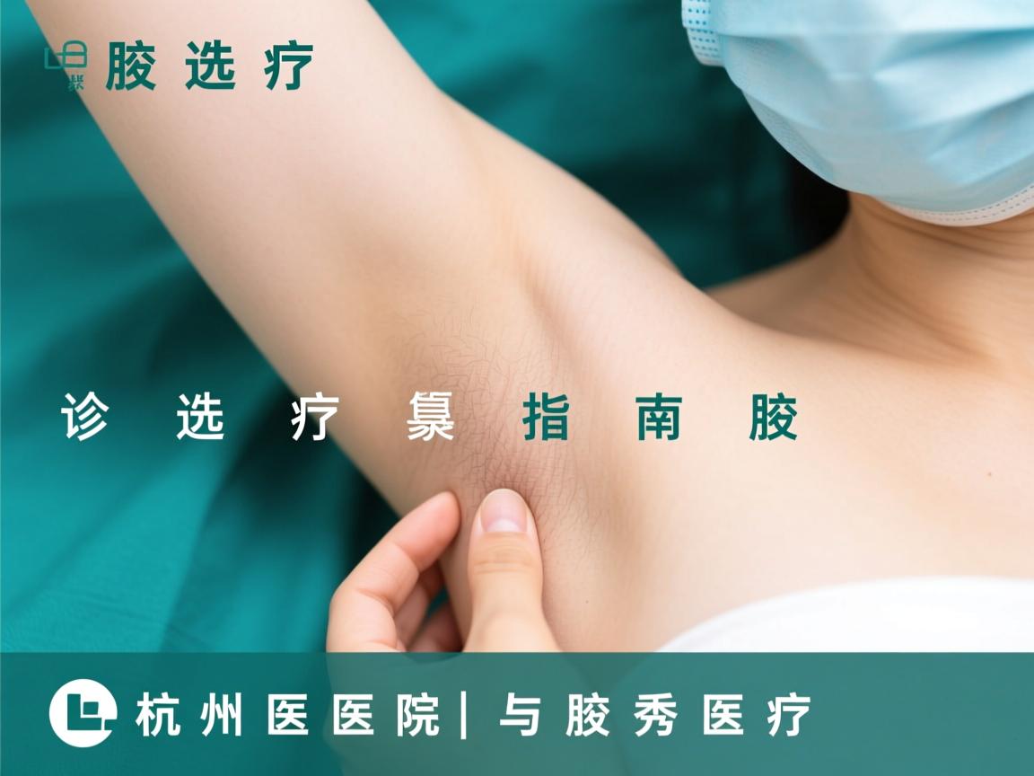 腋臭诊疗选择指南，聚焦杭州腋臭专科医院与腋秀医疗
