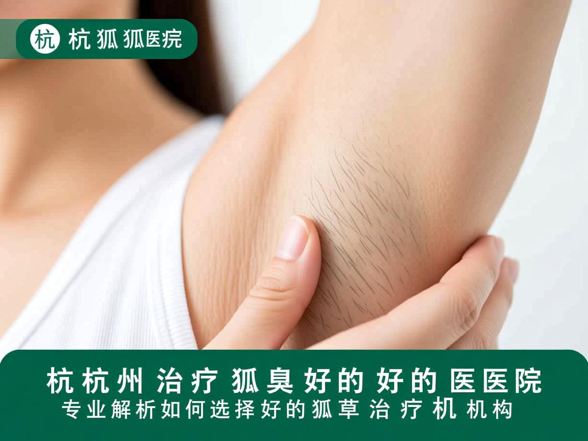 杭州治疗狐臭好的医院，专业解析如何选择好的狐臭治疗机构