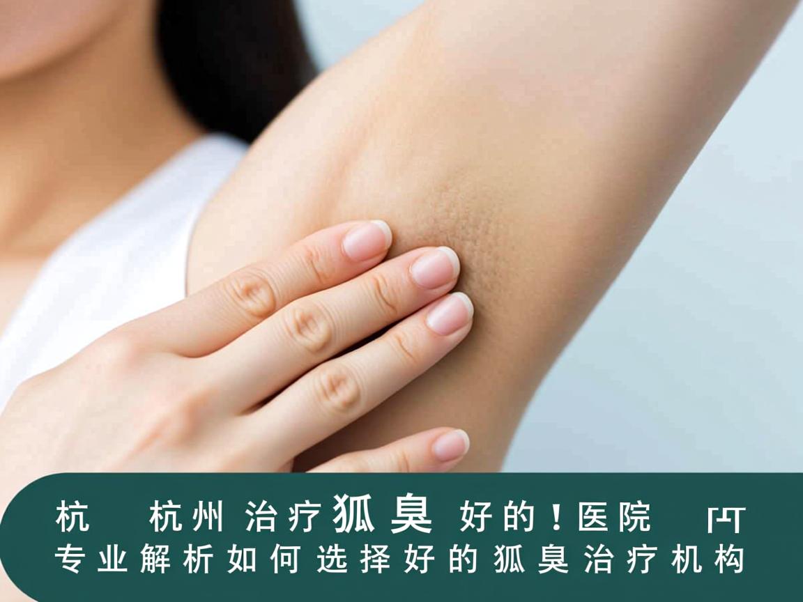 杭州治疗狐臭好的医院，专业解析如何选择好的狐臭治疗机构