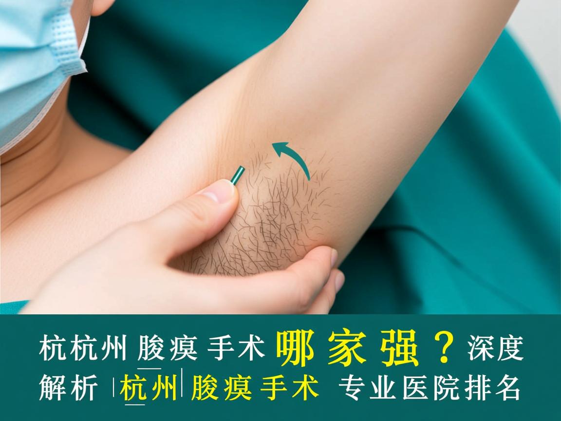 杭州腋臭手术哪家强？深度解析杭州腋臭手术专业医院排名