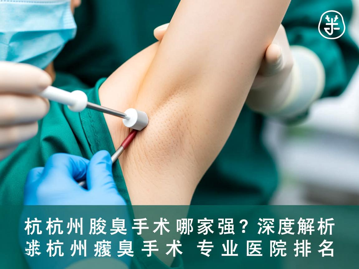 杭州腋臭手术哪家强？深度解析杭州腋臭手术专业医院排名