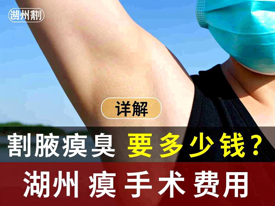 湖州割腋臭要多少钱？详解湖州腋臭手术费用