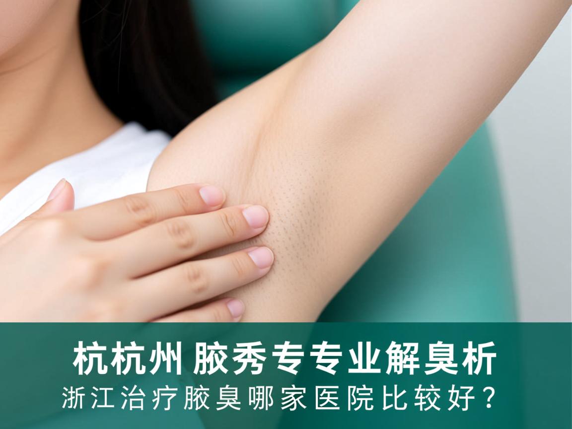 杭州腋秀专业解析，浙江治疗腋臭哪家医院比较好？