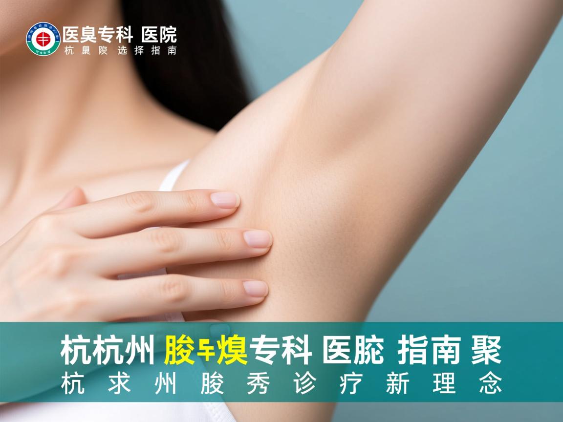 杭州腋臭专科医院选择指南,聚焦杭州腋秀诊疗新理念 杭州腋臭专科医院选择指南,聚焦杭州腋秀诊疗新理念
