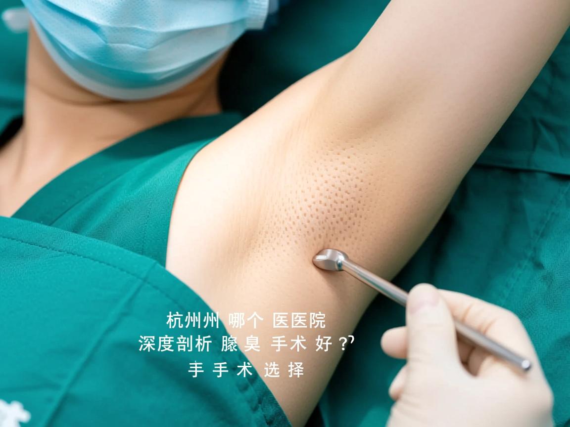 杭州腋秀解析,杭州哪个医院做腋臭手术好?深度剖析腋臭手术选择 杭州腋秀解析,杭州哪个医院做腋臭手术好?深度剖析腋臭手术选择