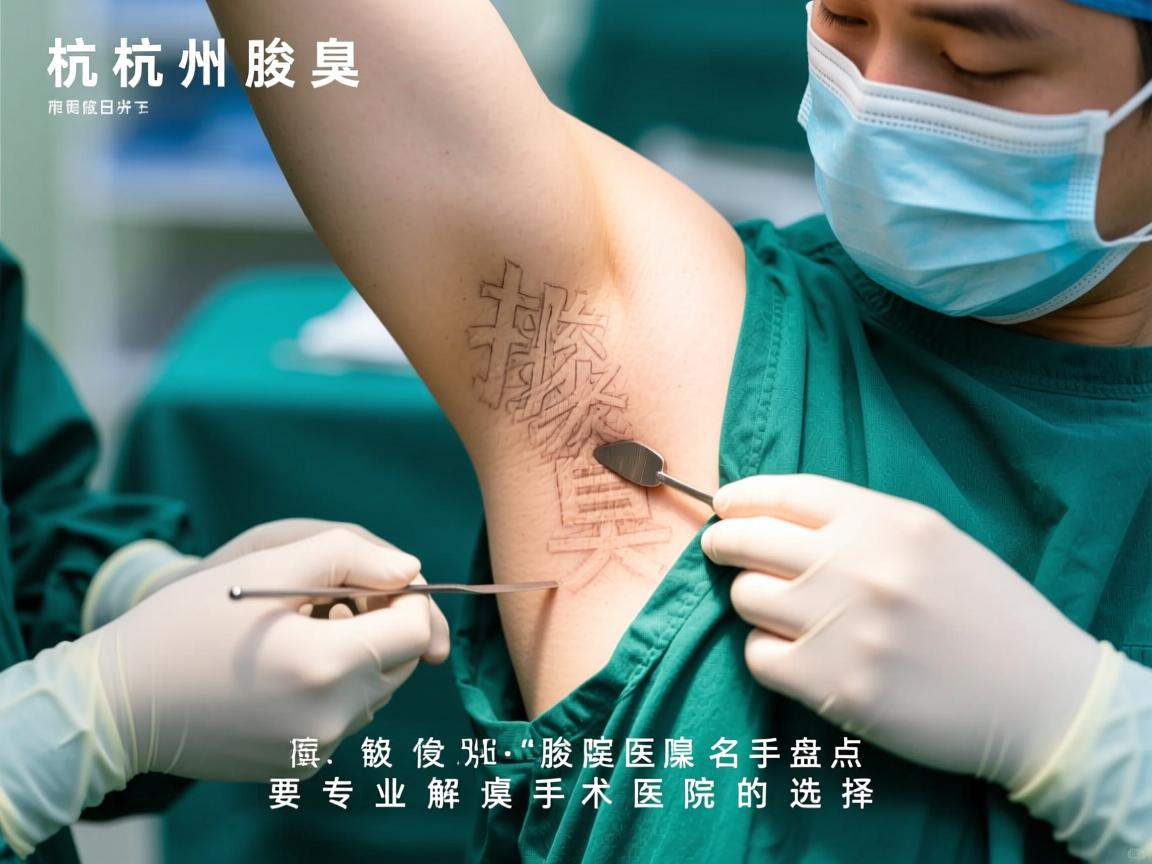 杭州腋臭手术医院排名盘点，专业解读腋臭手术医院的选择