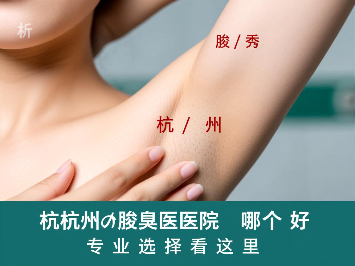 杭州腋秀解析，杭州腋臭医院哪个好，专业选择看这里