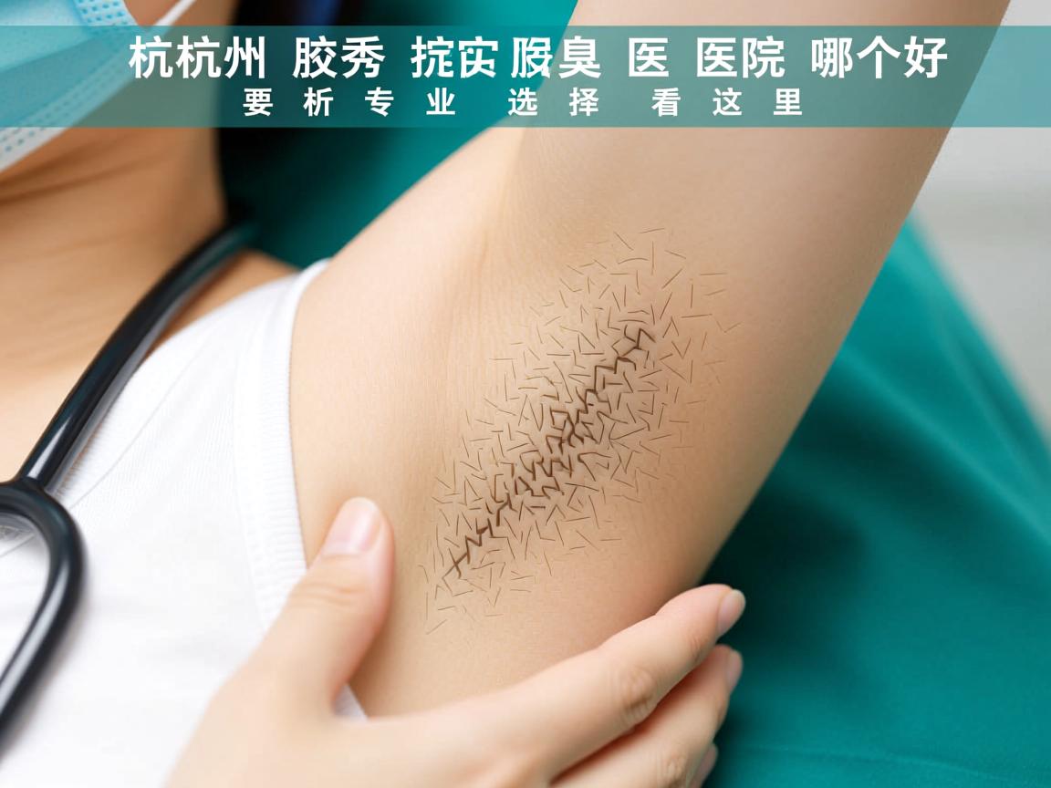 杭州腋秀解析，杭州腋臭医院哪个好，专业选择看这里