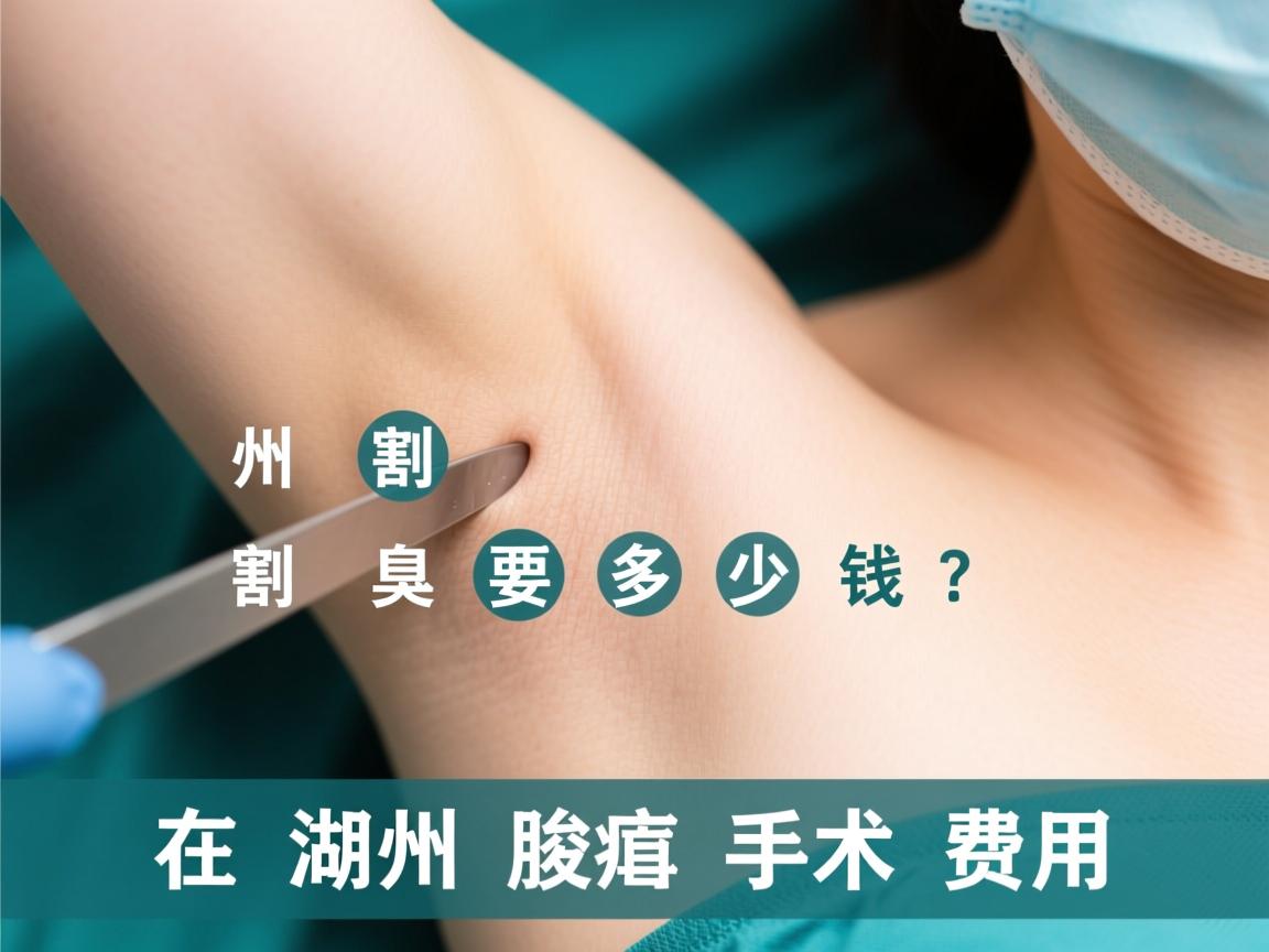 在湖州割腋臭要多少钱？解析湖州腋臭手术费用