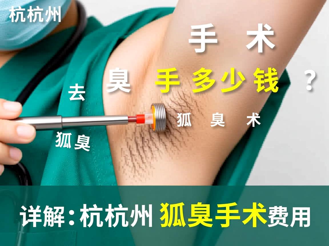 杭州去狐臭手术多少钱?详解杭州狐臭手术费用 杭州去狐臭手术多少钱?详解杭州狐臭手术费用