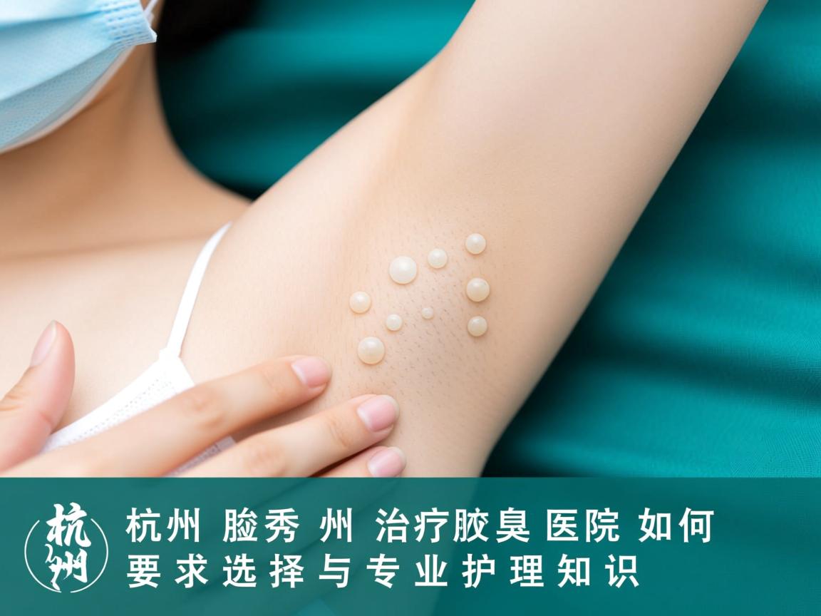 杭州腋秀解析，杭州治疗腋臭医院如何选择与专业护理知识